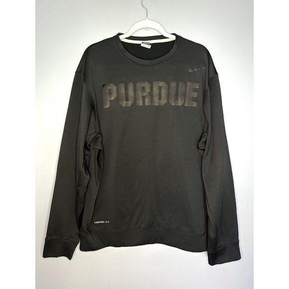 Purdue Boilermakers Shirt Sweatshirt Mens XL NCAA Basketball Nike Therma-Fit - Picture 1 of 13
